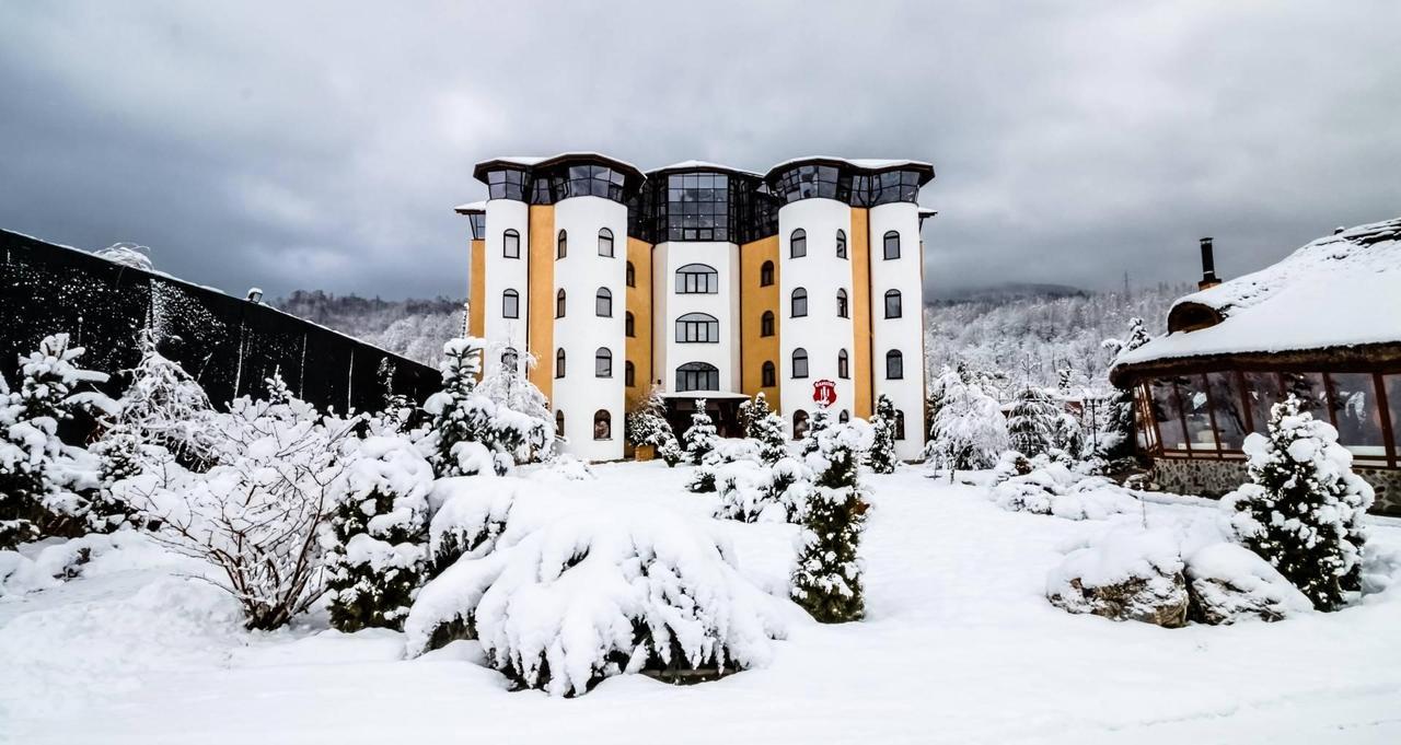 ホテル Castelul De Vis Petroşani エクステリア 写真